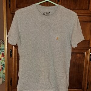 Womens Carhartt Gray Short Sleeve Tee